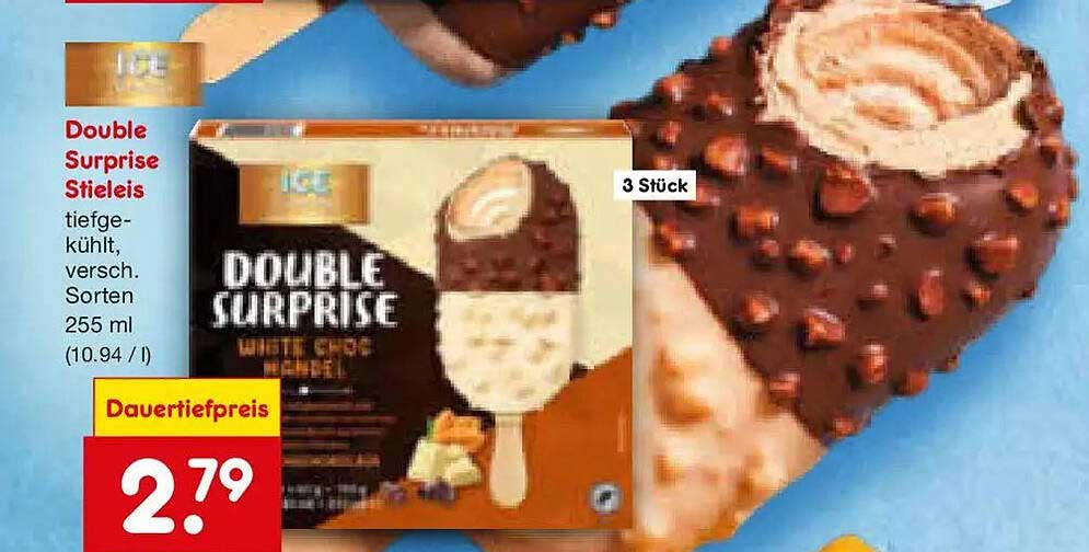 Double Surprise Stieleis