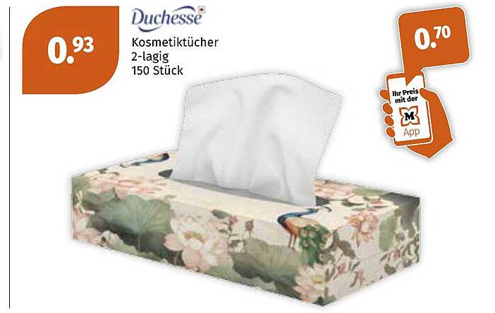 Duchesse Kosmetiktücher 2-lagig 150 Stück