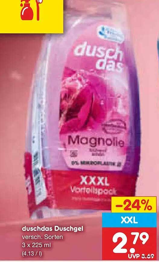 duschdas Duschgel versch. Sorten 3 x 225 ml