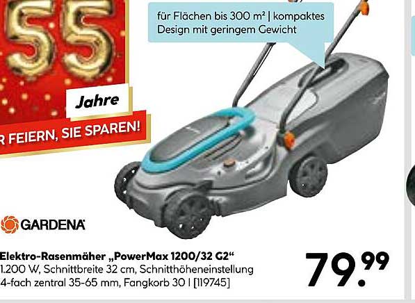 Elektro-Rasenmäher „PowerMax 1200/32 G2“