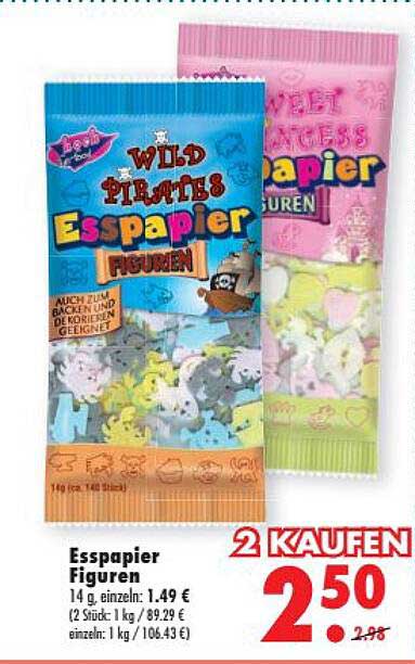 Esspapier Figuren