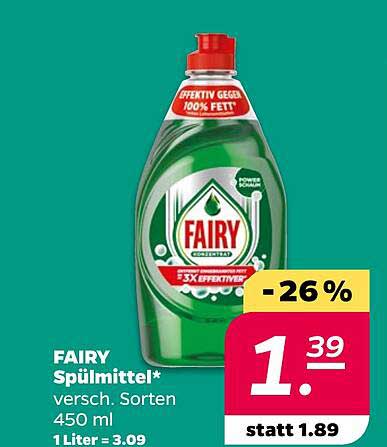 FAIRY Spülmittel* versch. Sorten 450 ml