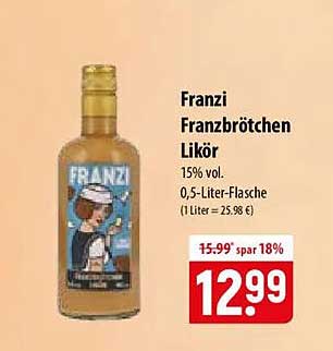 Franzi Franzbrötchen Likör