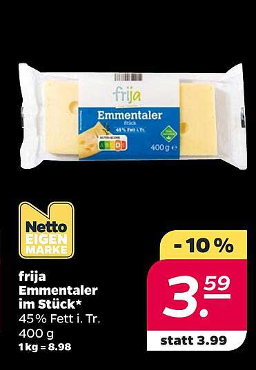 frija Emmentaler im Stück*