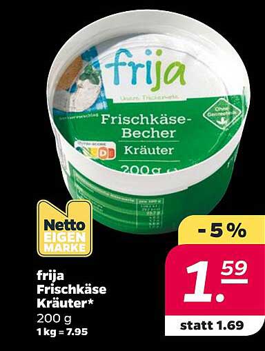 frija Frischkäse Kräuter* 200 g