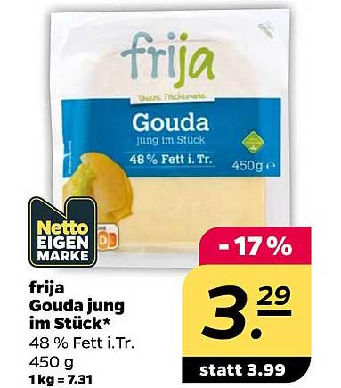 frija Gouda jung im Stück*
