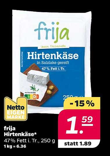 frija Hirtenkäse*