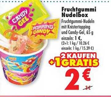 Fruchtgummi Nudeldbox