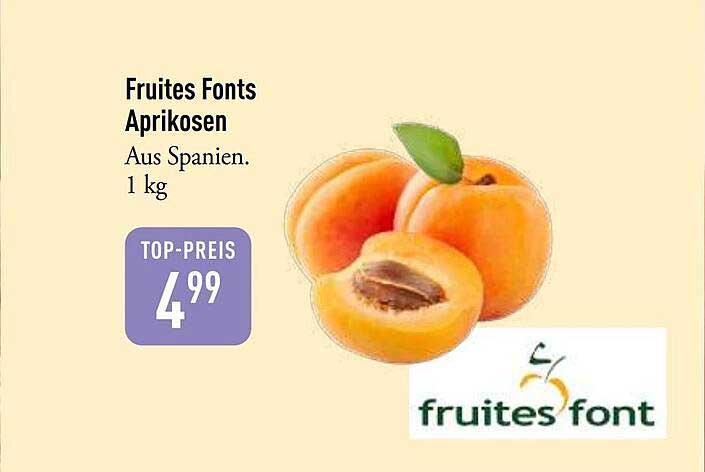 Fruites Fonts Aprikosen