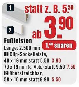 Fußleisten