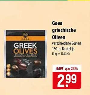 Gaea griechische Oliven verschiedene Sorten 150-g-Beutel je