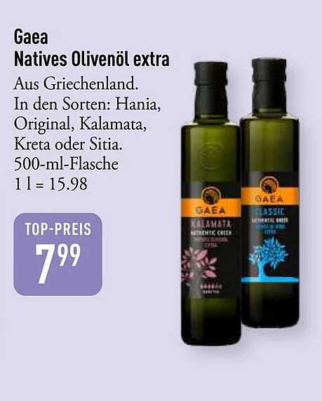 Gaea Natives Olivenöl extra