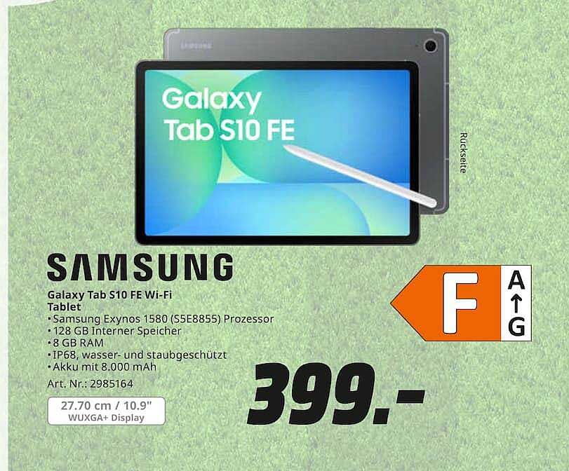 Galaxy Tab S10 FE Wi-Fi Tablet