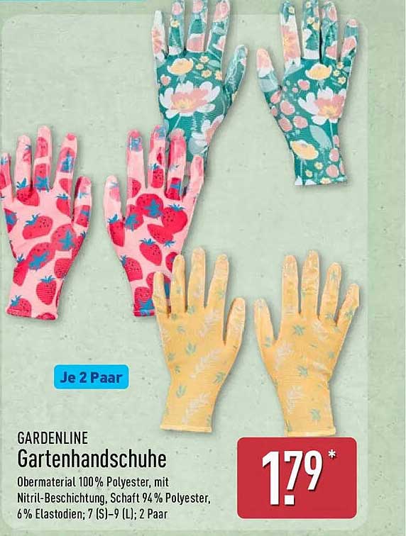 GARDENLINE Gartenhandschuhe