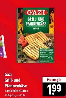 Gazi Grill- und Pfannenkäse verschiedene Sorten 200 g