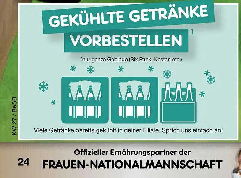 GEKÜHLTE GETRÄNKE VORBESTELLEN