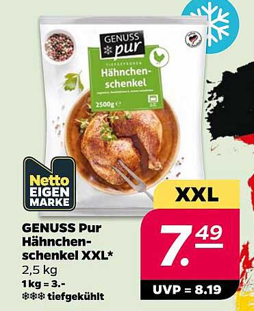GENUSS Pur Hähnchenschenkel XXL*