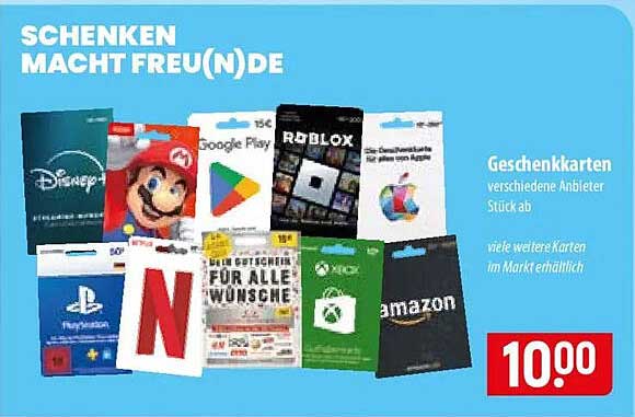 Geschenkkarten