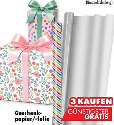 Geschenkpapier/-folie