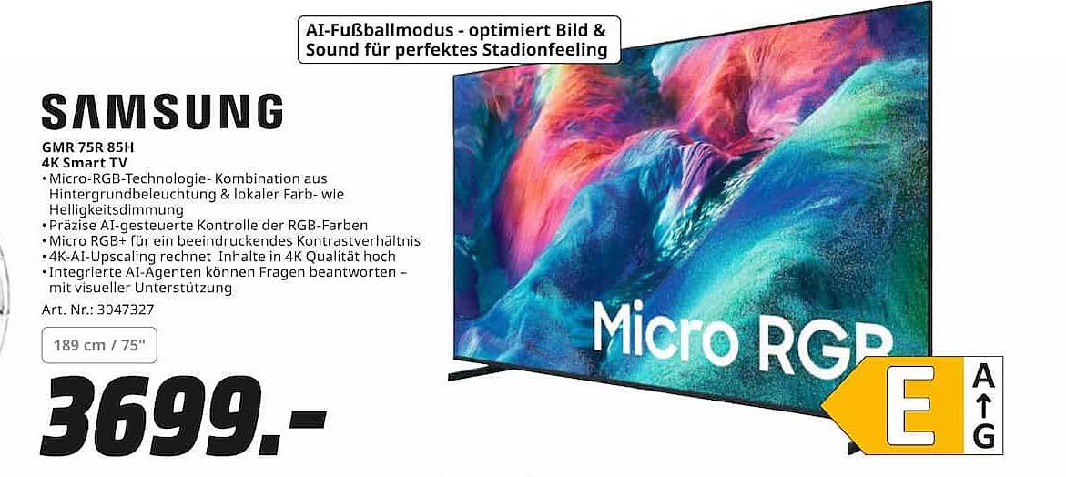 GMR 75R 85H 4K Smart TV