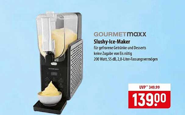 GOURMETmaxx Slushy-Ice-Maker