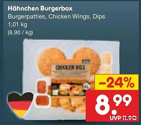 Hähnchen Burgerbox