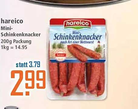 hareico Mini-Schinkenknacker 200g Packung