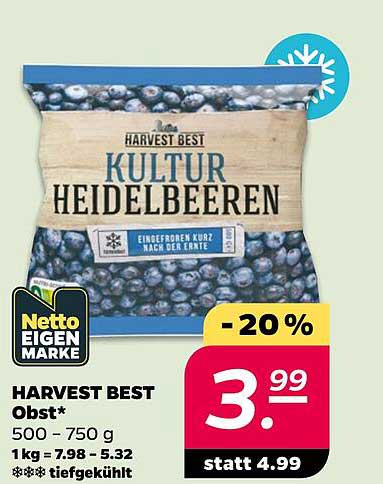 HARVEST BEST KULTUR HEIDELBEEREN
