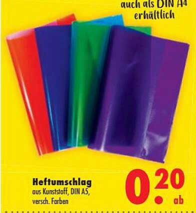 Heftumschlag