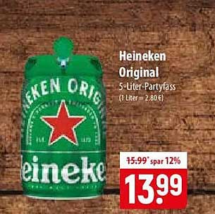Heineken Original 5-Liter-Partyfass
