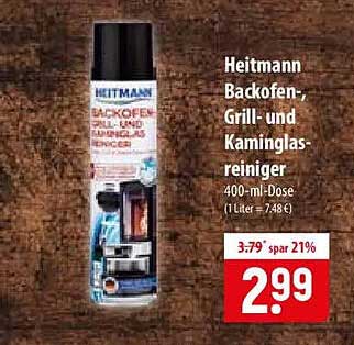 Heitmann Backofen-, Grill- und Kaminglasreiniger