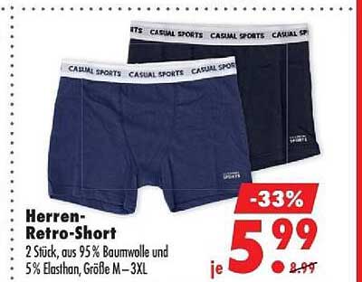 Herren-Retro-Short