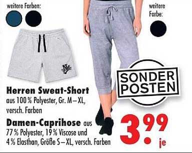 Herren Sweat-Short
