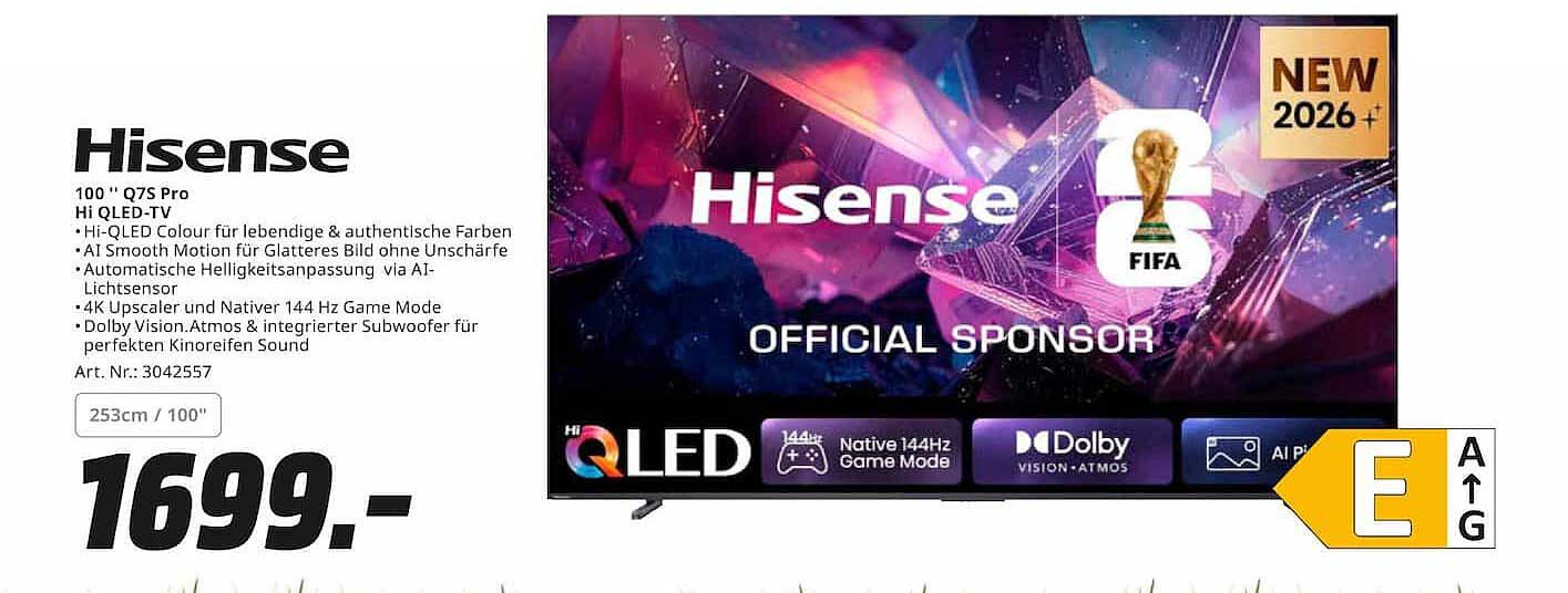 Hisense 100" Q7S Pro Hi QLED-TV