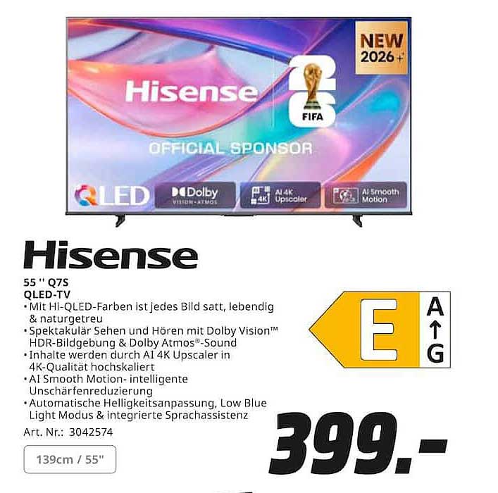 Hisense 55" Q7S QLED-TV