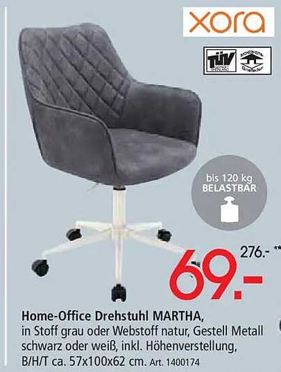 Home-Office Drehstuhl MARTHA,