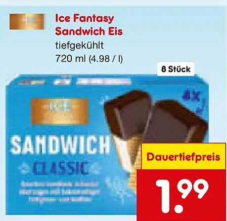 Ice Fantasy Sandwich Eis