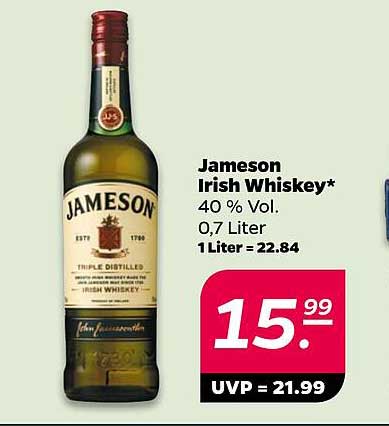 Jameson Irish Whiskey*