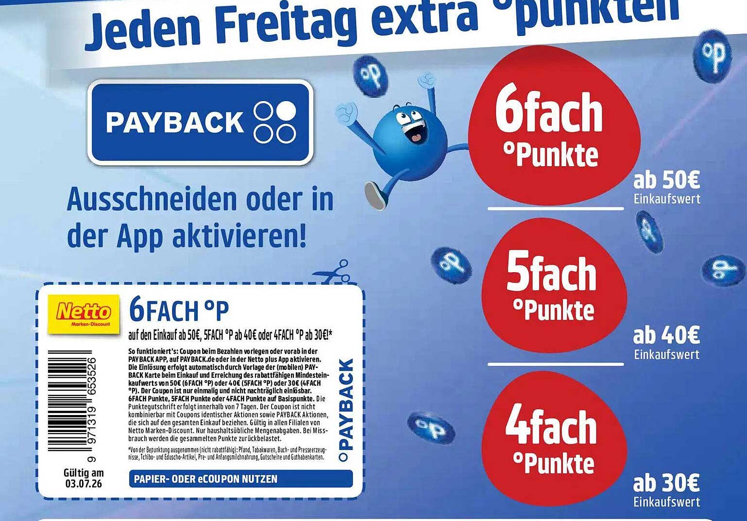 Jeden Freitag extra punkten