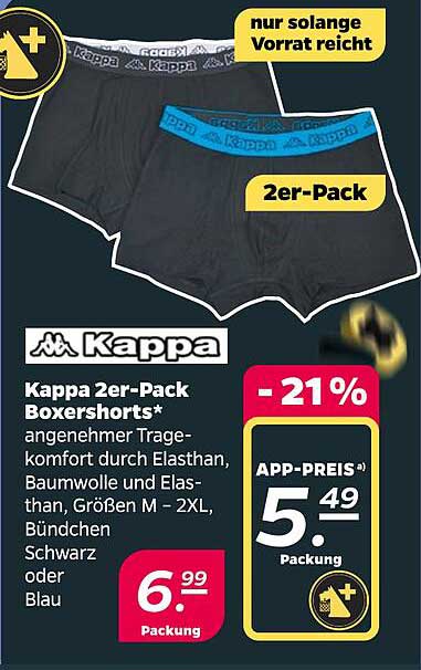 Kappa 2er-Pack Boxershorts*