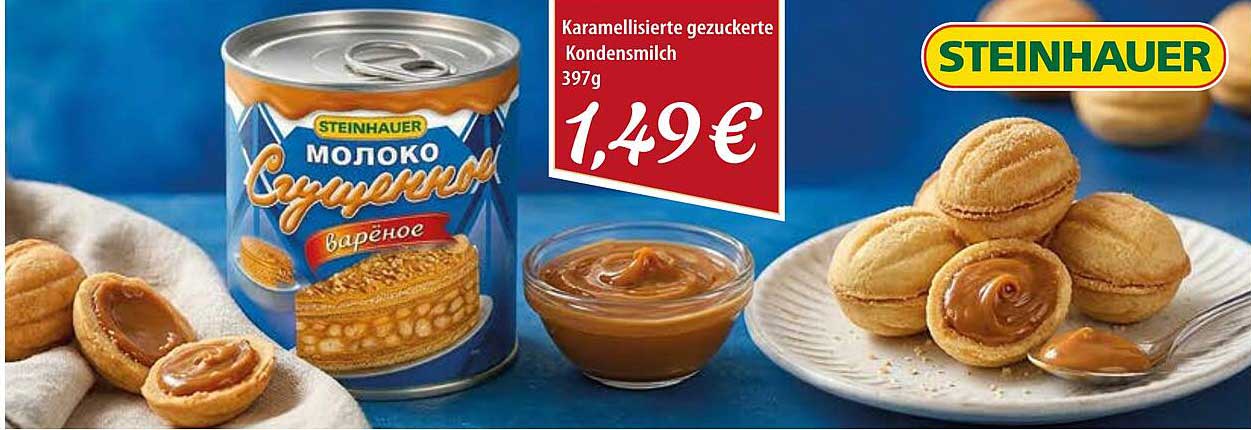 Karamellisierte gezuckerte Kondensmilch 397g