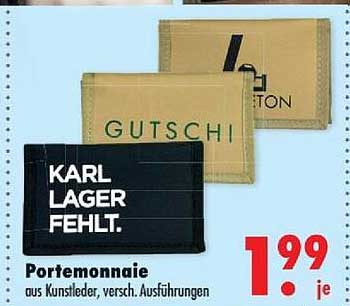 KARL LAGER FEHLT.
