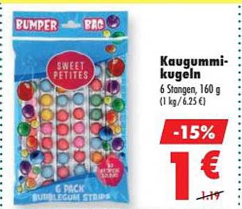 Kaugummi-kugeln