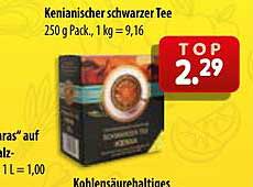 Kenianischer schwarzer Tee 250 g Pack. 1 kg = 9,16