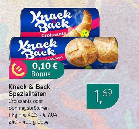 Knack & Back Spezialitäten