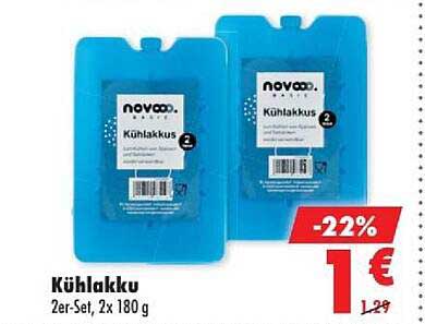 Kühlakku 2er-Set, 2x 180 g