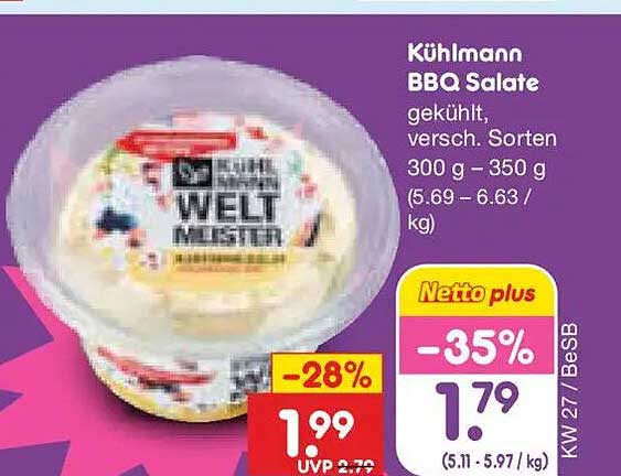 Kühlmann BBQ Salate
