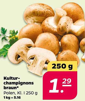 Kultur-champignons braun*