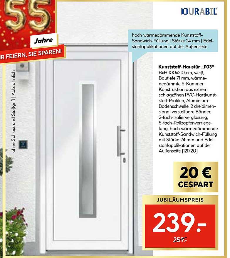Kunststoff-Haustür „F03“