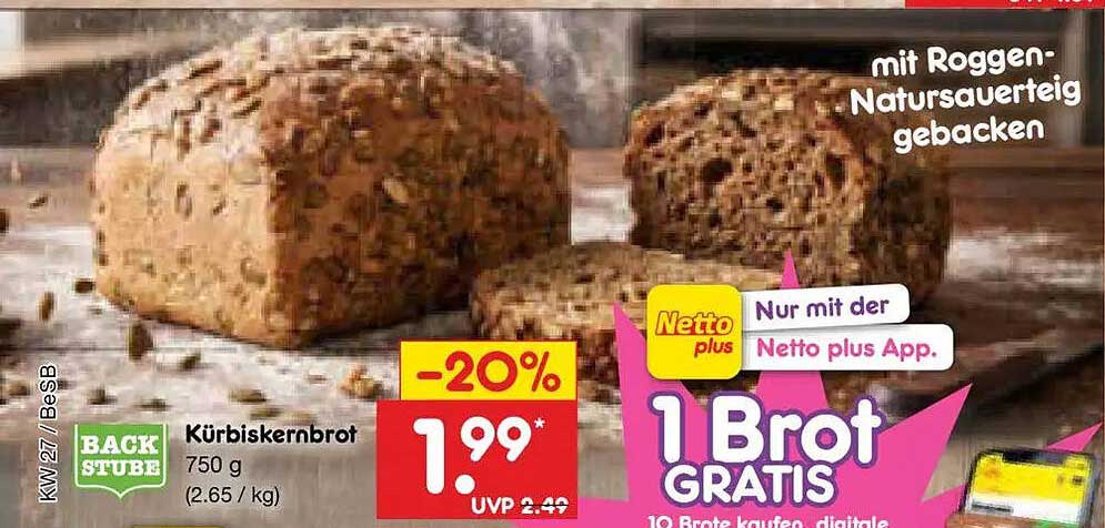 Kürbiskernbrot 750 g
